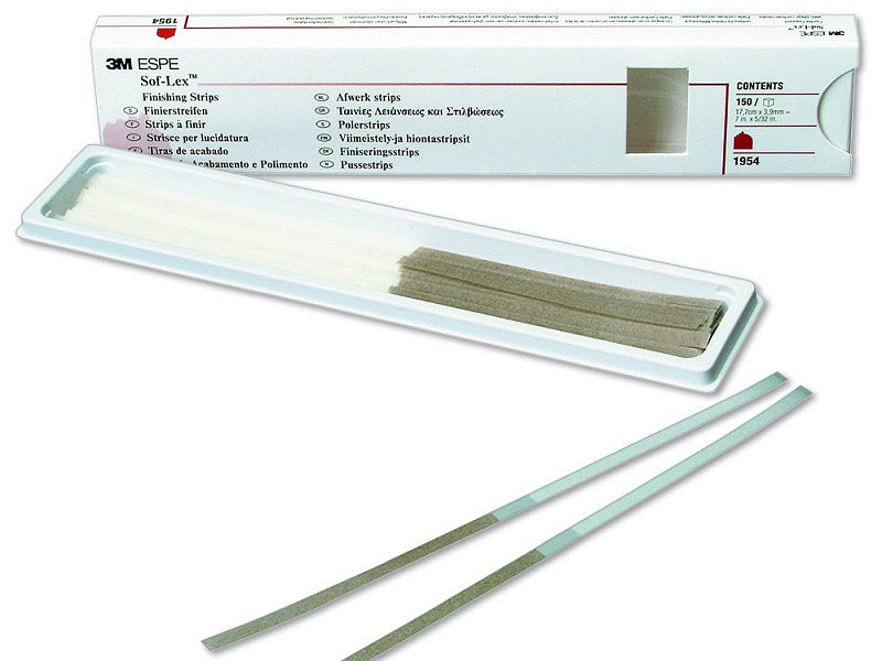 Soflex Finishing Strips Coarse/Medium, 150/Box