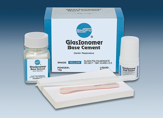 Dentin Replace Glass Ionomer Base Cement Intro Kit Shade Yellow Shofu