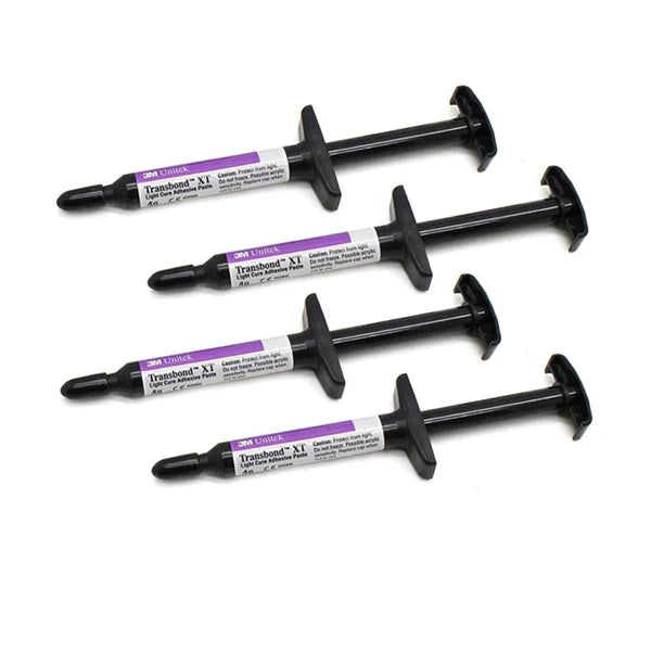 3M -Transbond Refill 4 x 4 Gm Syringes Light Cure Adhesive paste 16g