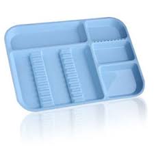 Instrument Set-Up Organizer Divided Tray Blue, Size B 13"1/2x 9"5/8
