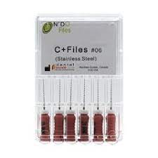 Hand Files Calcified Canals C+ Files, 21mm 6/Pk