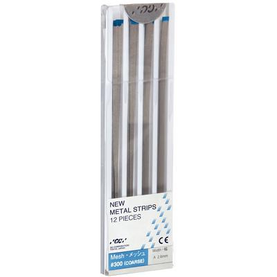 GC, Metal Strips Coarse Blue 12/Pack (4 mm) C-Width Finishing Strip