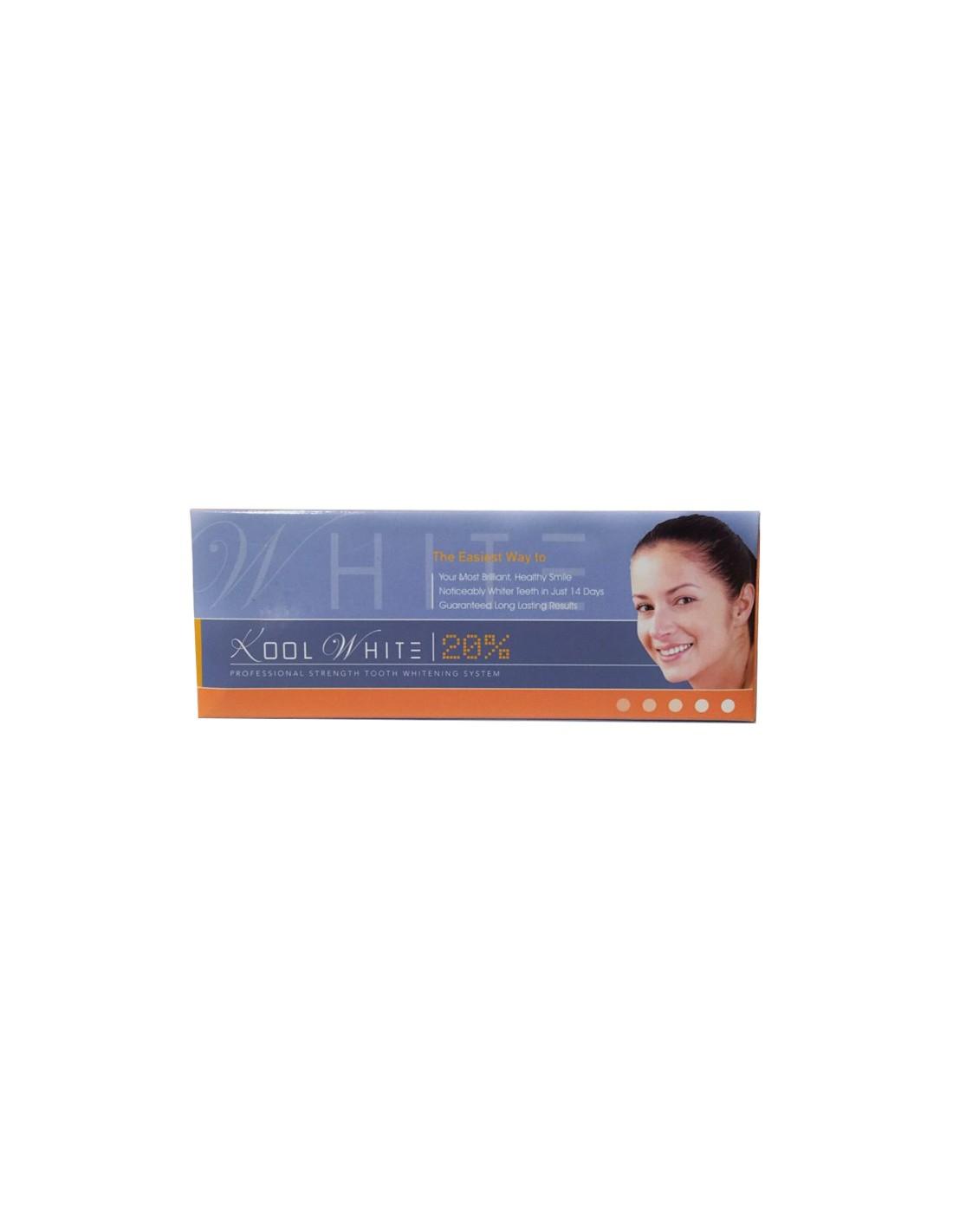 Kool- Tooth Whitening Gel, 20% Carbamide Peroxide , 3x1.2ml Syringes,Take Home (Compare To Pola Night)