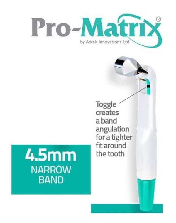 Young Pro-Matrix Bands Green - Narrow 4.5mm 50/Box