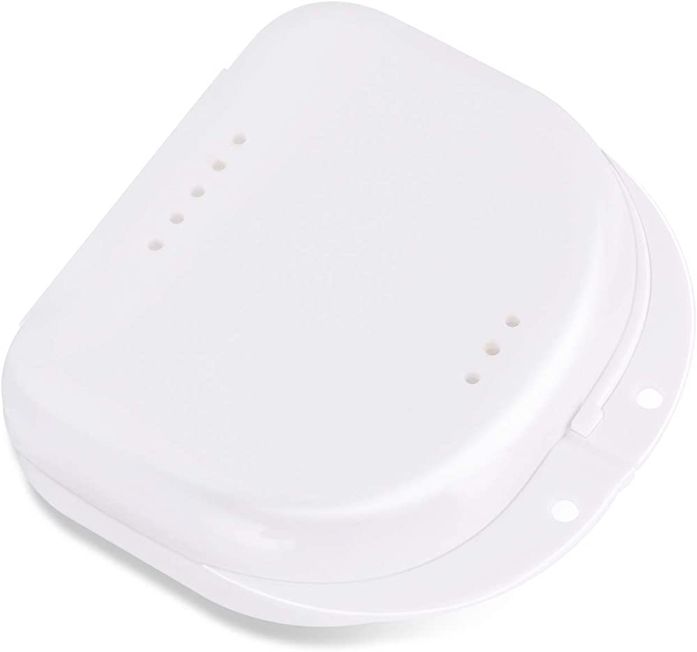 White Retainer Cases NightGuard- Mouthguard Box 12/Pack,