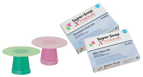 SuperSnap Xtreme Polishing Discs L531 Mini Green -L532 Mini Red 50/Box