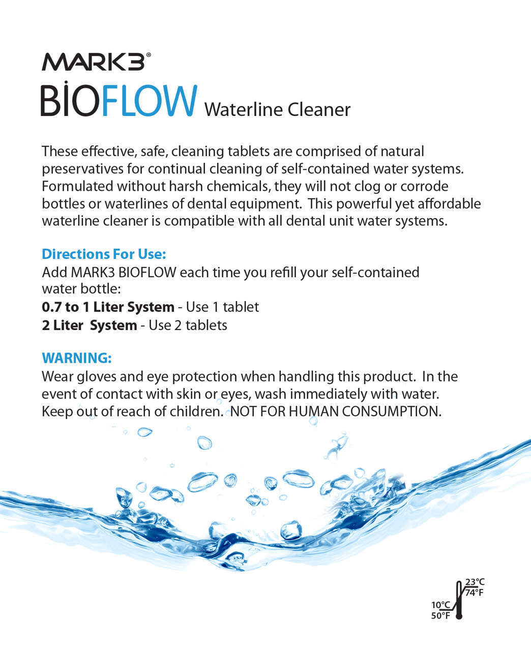 BioFlow Waterline Cleaner 60 Tablets/Bx