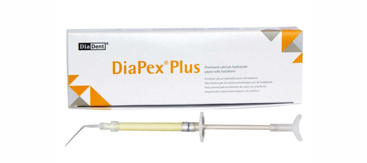 DiaPex Plus Kit 2g Syringe+20 Tips Calcium Hydroxide Paste with lodoform