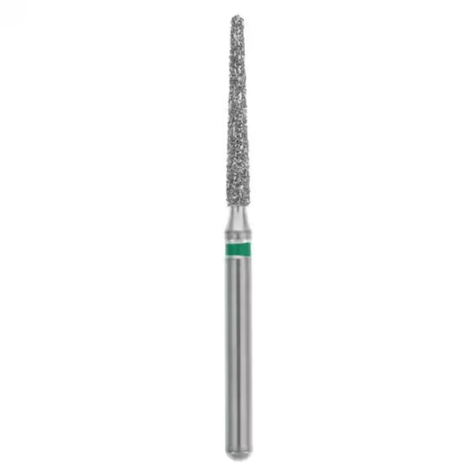 NTI Diamond Bur Friction Grip Coarse Round End Taper Chamfer 850-014C 5/Pk
