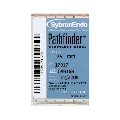 SybronEndo Pathfinder SS Calcified canals Orange 6/PK