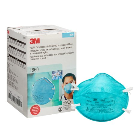 3M- N95 Niosh Respirator Mask 20/Box