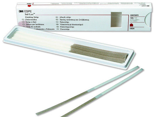 Soflex Finishing Strips Coarse/Medium, 150/Box