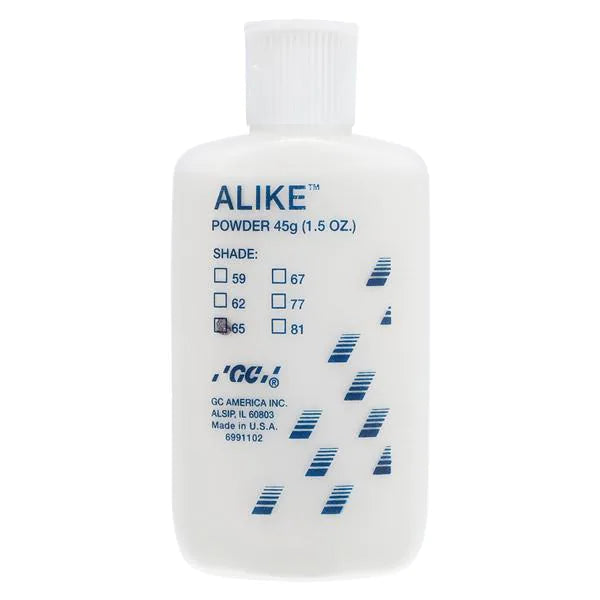 GC-Alike Powder (45g) Shade A2 65 Self-cured Temporary crown and bridge resin