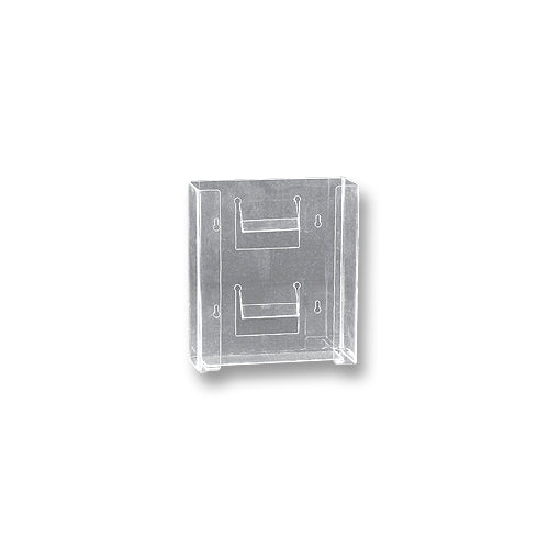 Gloves Dispenser/ Box Holder Double Horizontal Clear 5.75" x 20" x 3-7/8 1/pc