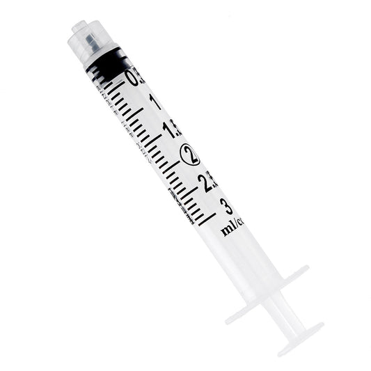 3CC Luer Lock Endo Irrigation Syringes, 100/Box