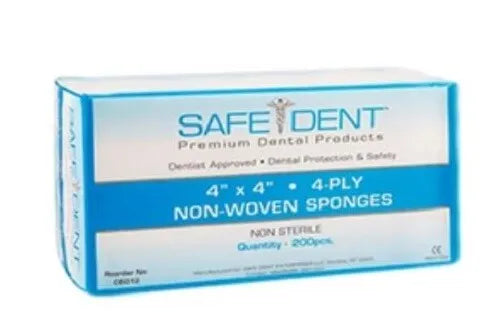 Gauze Sponge - Non-Woven, 4"x4" - 2000/Cs