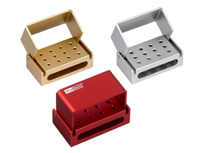 Aluminum Burs Block Organizer 1/Pk