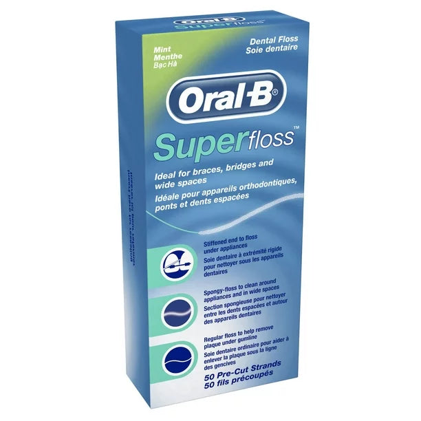 Oral-B SuperFloss 50/Pk