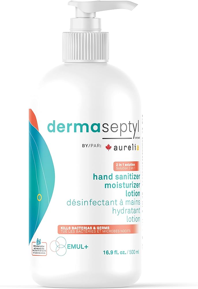 Aurelia-Dermaseptyl Hand Sanitizer &amp; Moisturizer 500 ml Bottle