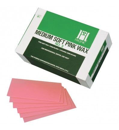 Medium Soft Wax Materials No 3, Pink Base Plate Wax
