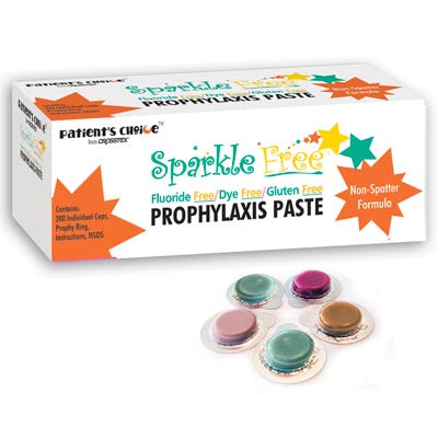 Sparkl Prophy Paste with Xylitol- Fluoride Free, Fruity Coarse Grit 200/Box
