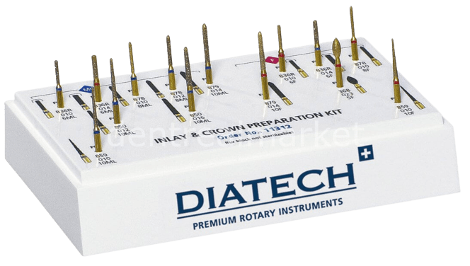 Coltene Diatech Diamonds Burs Inlay &amp; Crown Preparation Kit