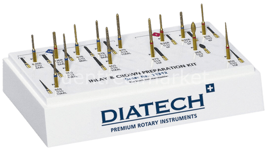 Coltene Diatech Diamonds Burs Inlay & Crown Preparation Kit