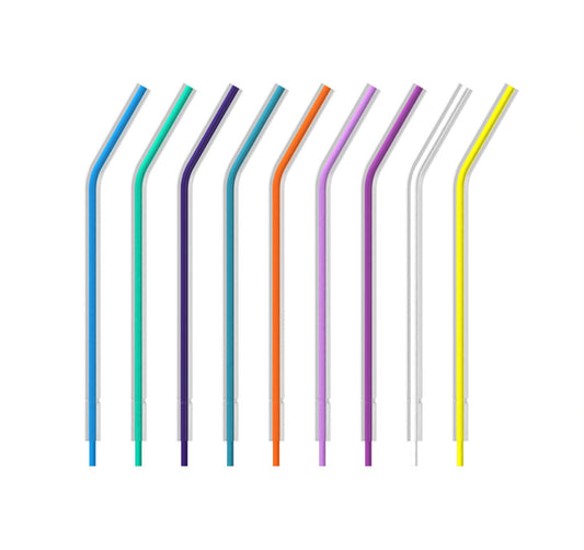Crystal -Rainbow Disposable Air Water Triple Syringe Tips 250/Pk Assorted Colors