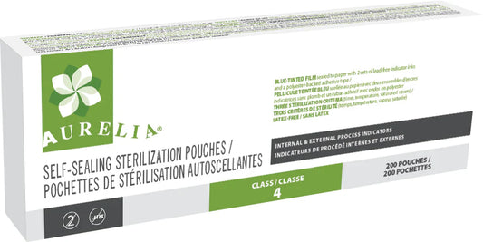 Aurelia Sterilization Pouch 10"X15",100/pk - AURELIA #SP10150
