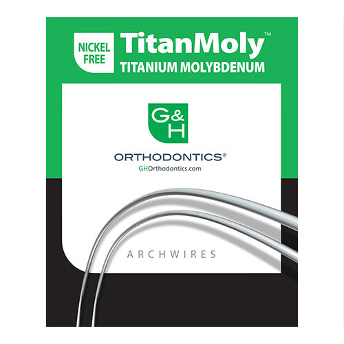 TMA TitanMoly Titanium Molybdenum, .017x.025,, Trueform™ I, 10/Pk
