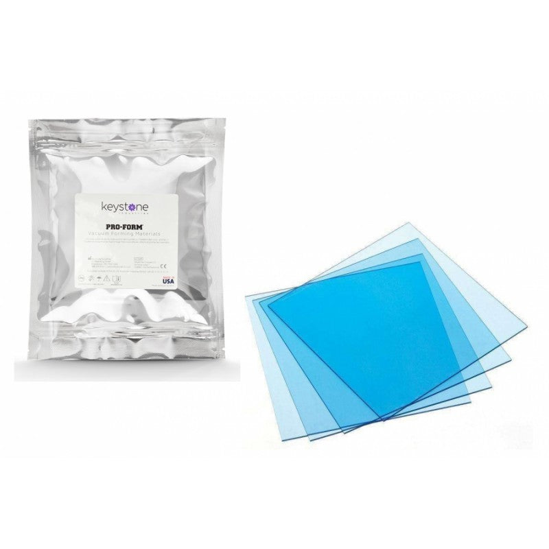 ProForm, Vacuum Forming Splint Material Clear 5"x5" .030(.8mm) 25/Pk