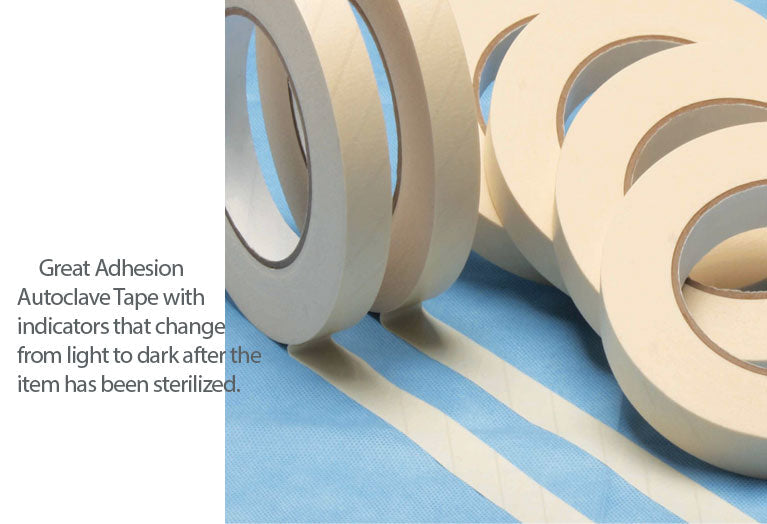 Autoclave Tape, Sterilization Steam Indicator Tape . 60/Yd