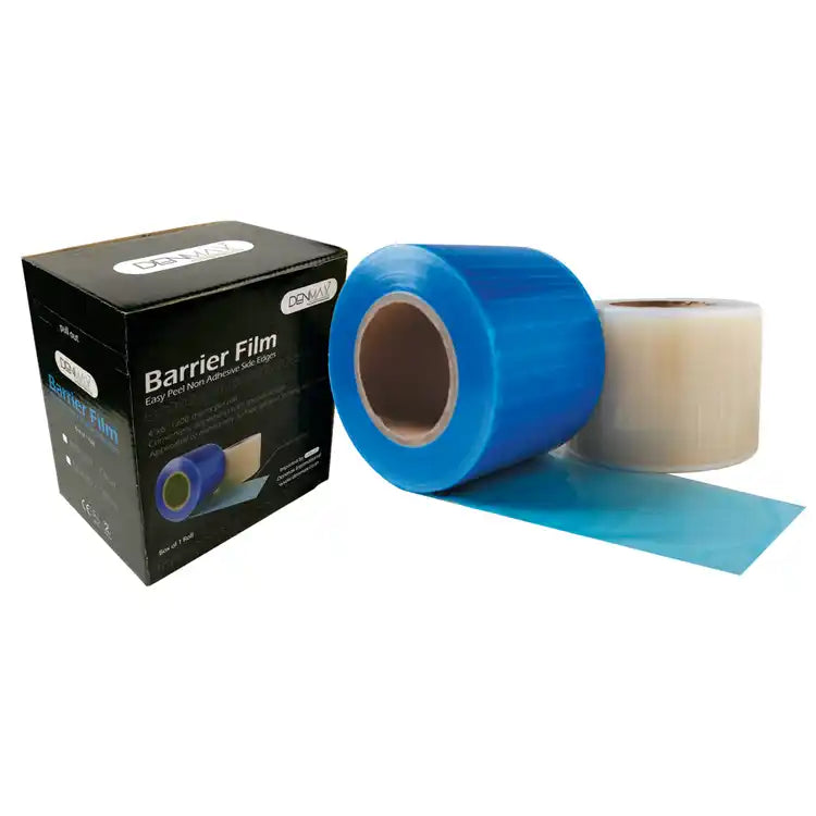 Safe-Dent blue/clear barrier film, 4 × 6 inch sheets, 1,200 per box