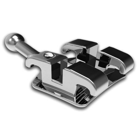 Braces Brackets Roth 0.22" with Hooks on  3's 4's 5's . Mesh Base Kit-TopDental