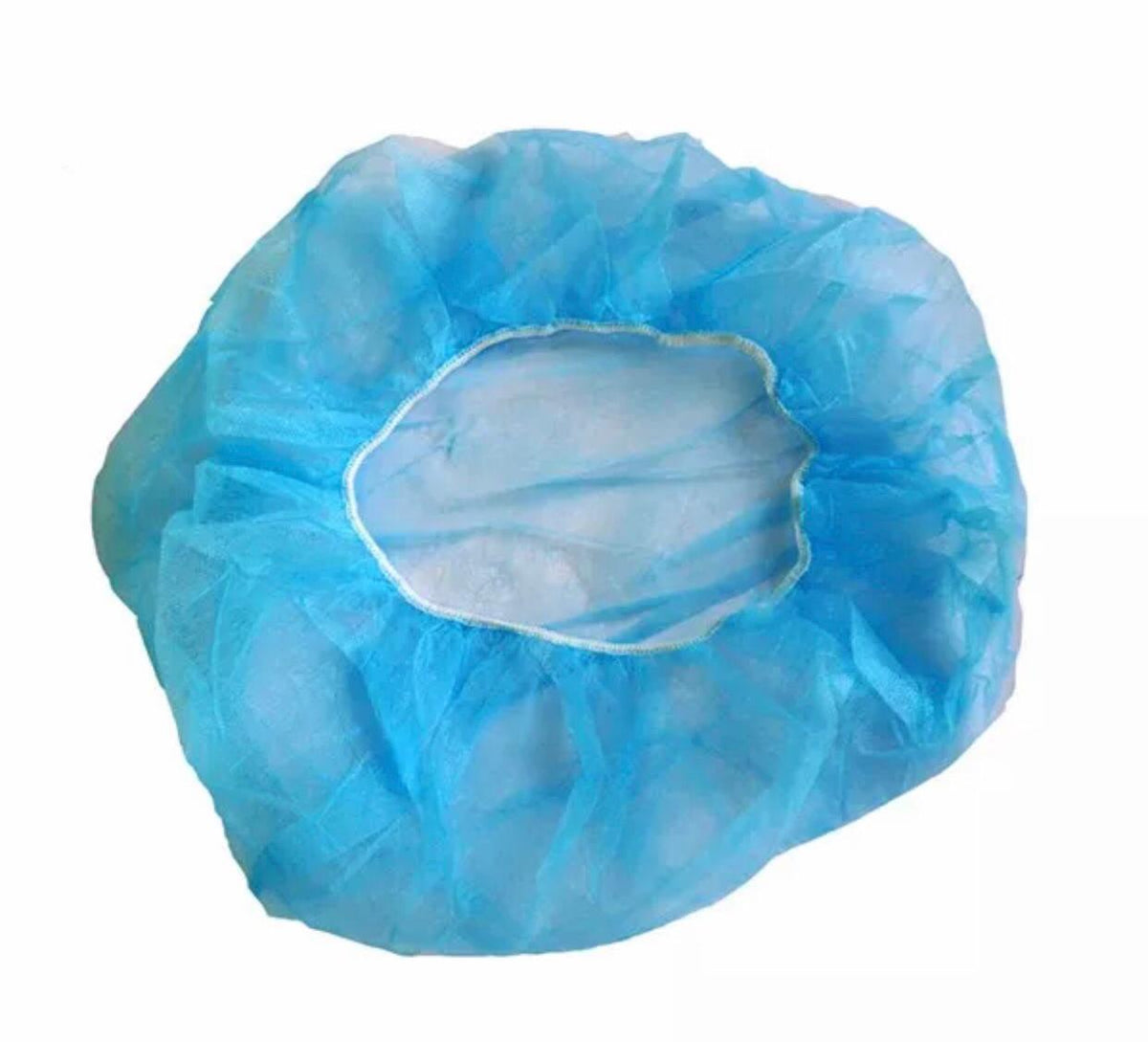 Bouffant Head Cap Cover Non-Woven 21", 100/Pk Blue
