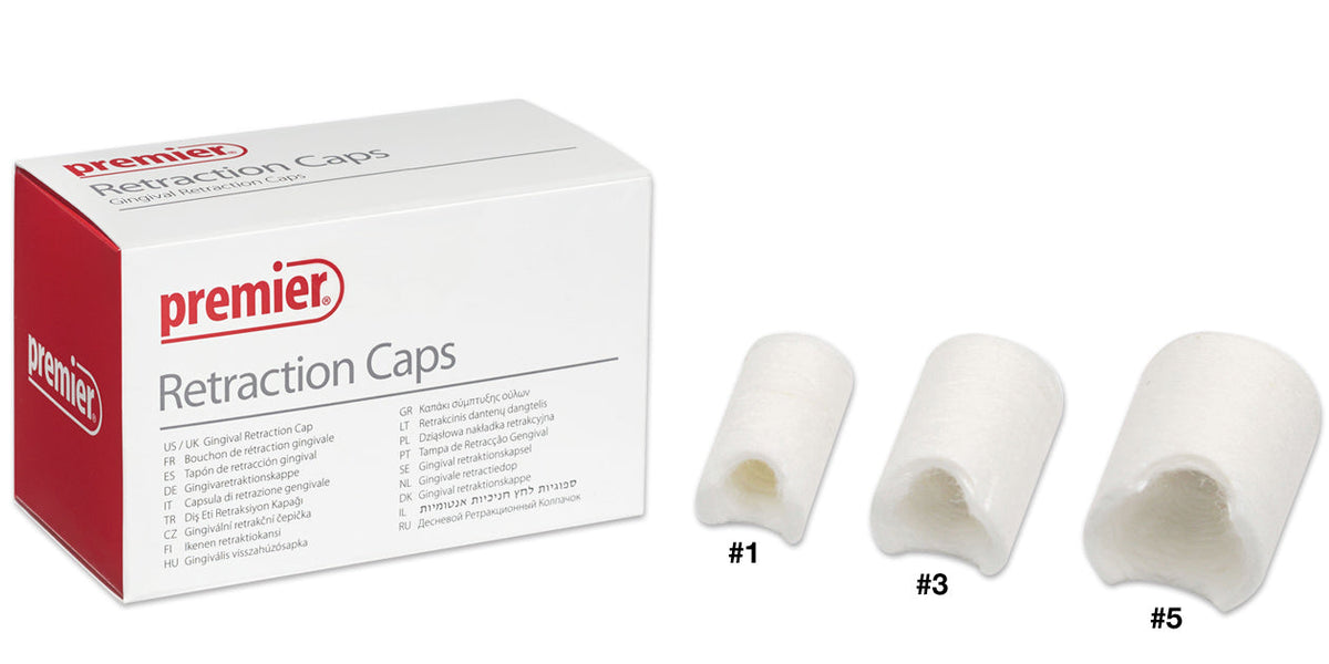 Traxodent, Retraction Caps Assorted 60/Pk