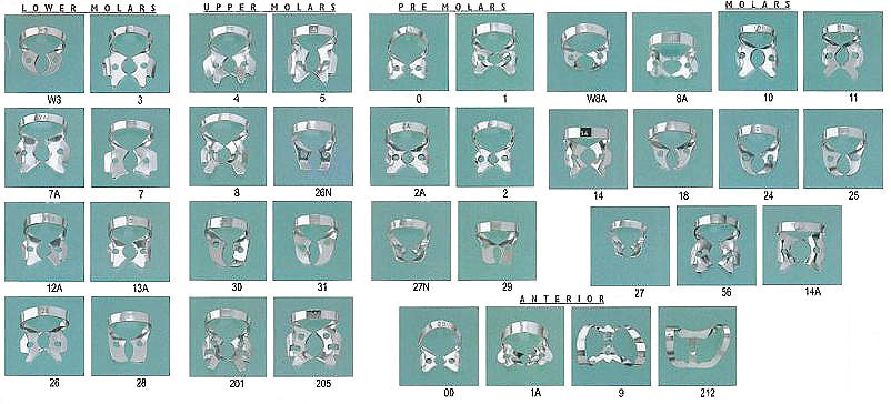 Rubber Dam Clamps 1/Pk - J&amp;J