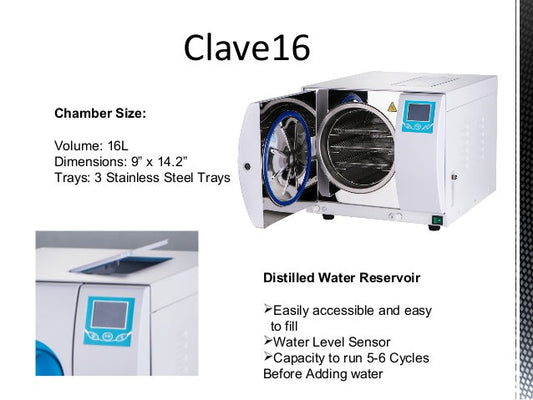 Autoclave 16+ With Compressor Class N, Flight Dental
