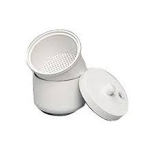 Dental Burs TUB Container, Cold Sterilization, 1/Pk Beige Color