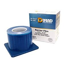 Barrier Film Blue Sticky Wrap 1200/Sheet with Dispenser