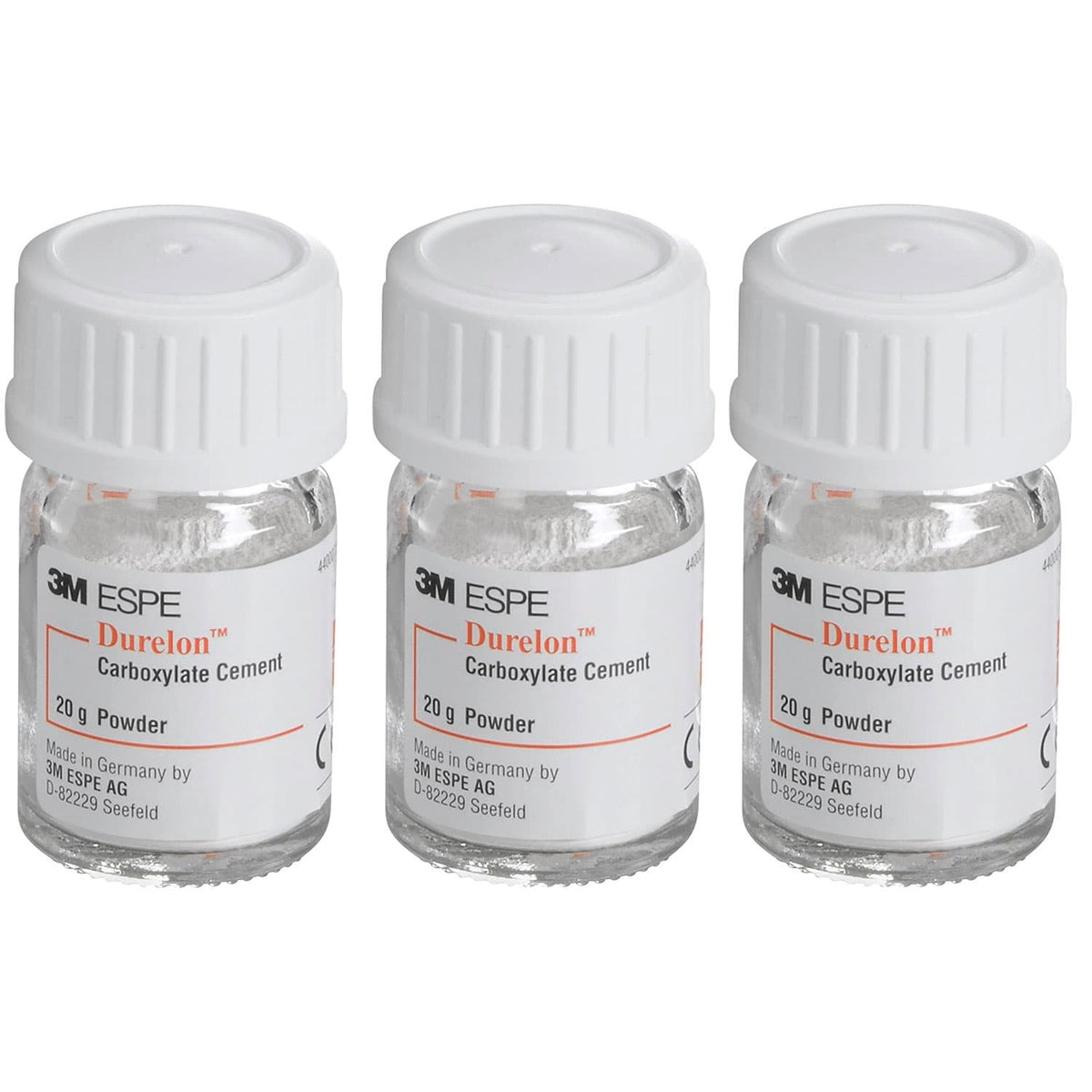 Durelon Carboxylate Luting Cement Powder Refill, 3x20gm -Liquid 40ml
