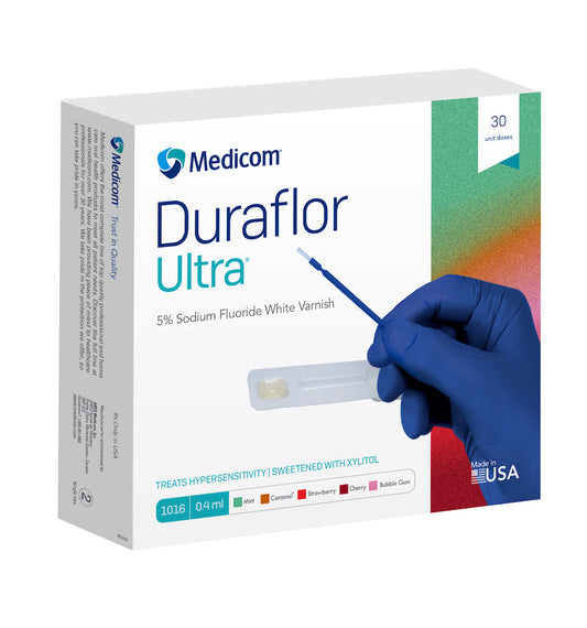 Duraflor Ultra 5% Sodium Fluoride White Varnish, 30/Box