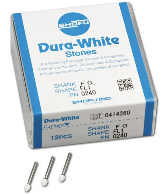 Dura-White Polishing Stone FG 12/pk