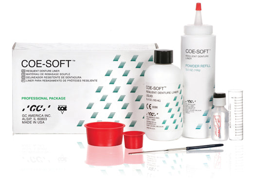 COESOFT COE-SOFT Denture Temporary Liner Material Kit (Professional Package)