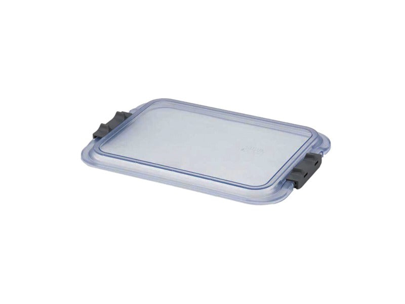 Clear Lockable Tray Lid Cover Fit Size B Tray 13-1⁄2" x 9-1⁄2", 1/Pk