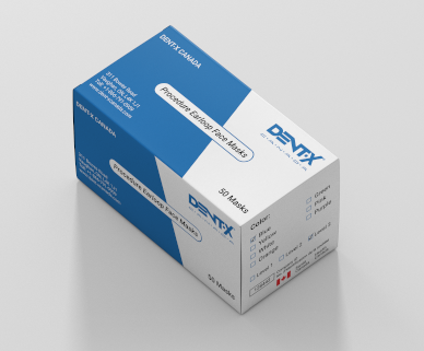 ASTM Level 2 Ear loop Surgical Face Mask  50/Box, Made in Canada PPE
