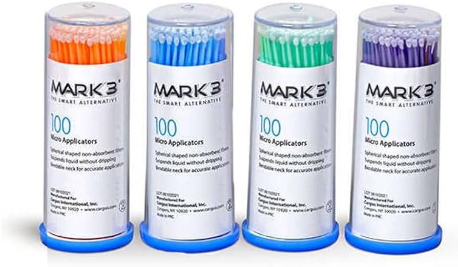 Micro Brush Micro Applicators Tips, 400/Pkg (4xTubes)