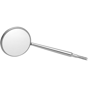 J&amp;J-Premium Quality Chrome Mouth Mirror Head Cone Socket FS, 12/Box