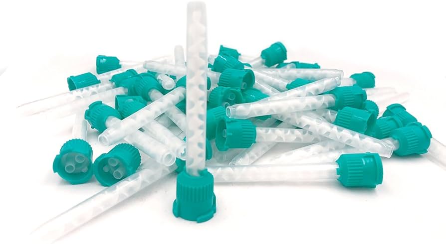 HP 1:1 VPS Mixing Tips 50/Bag Heavy Body - Light body-DuoDent