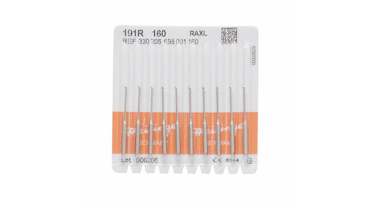 Pulp Chamber Burs (Mueller) –  RAXL Slow Speed,  10/Pkg - Muller Meisinger USA